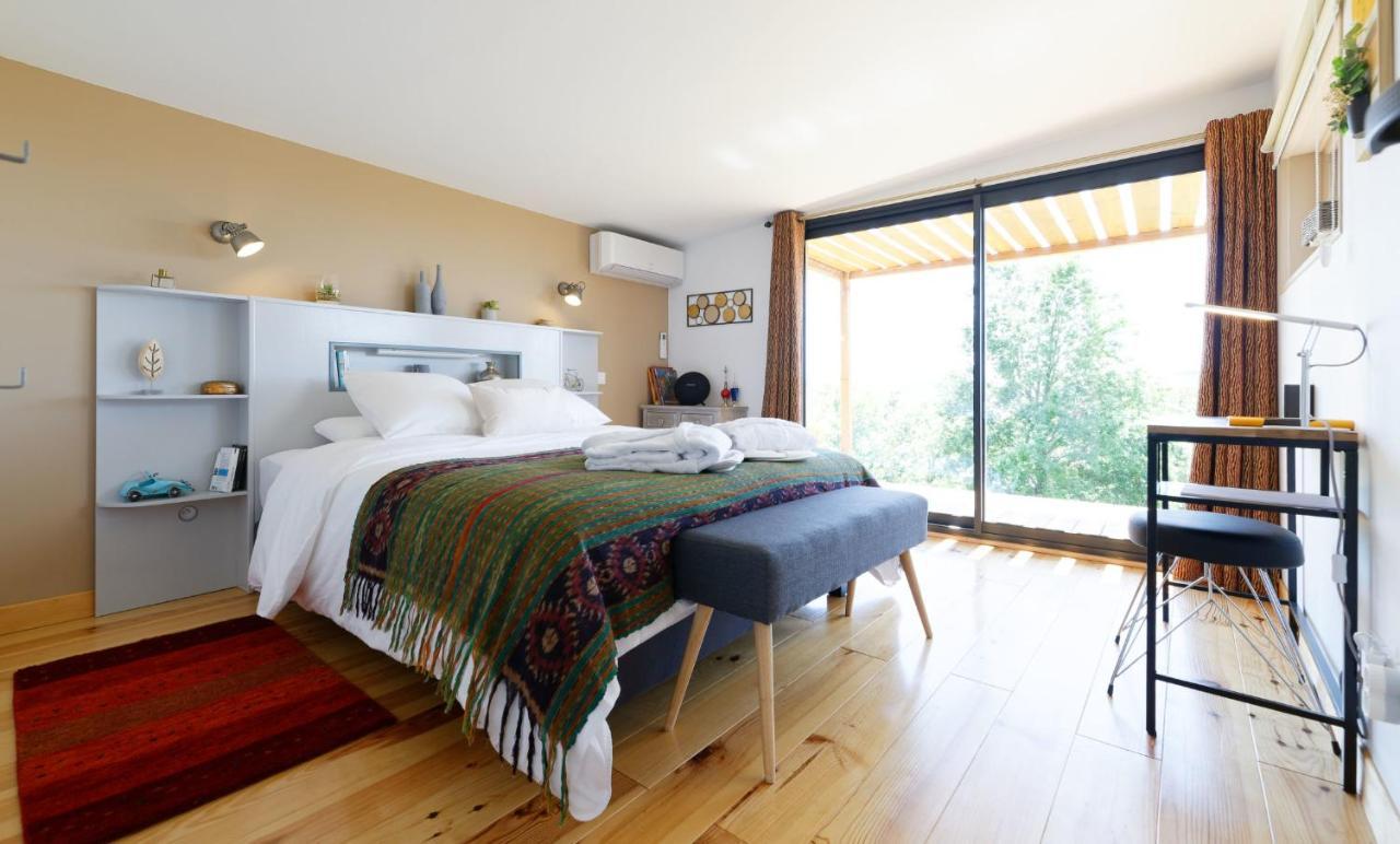 Chambre D'Hotes De Charme A La Maison Bleue Savignac-Mona Buitenkant foto